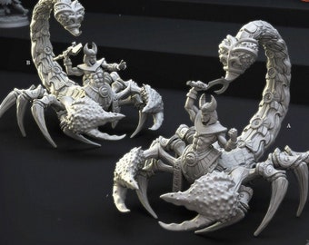 D&D-miniatyrer av Scorpion, Forntida krigare, kompatibla med 28 mm 32 mm fantasyminier | 41331_32