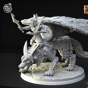 Egyptian Beast Guard Premium dnd Miniature Mini | 28mm 32mm to 100mm | Resin 3D Printed | 41326