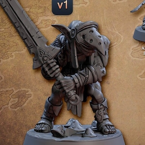 Goblin Warrior E Premium dnd Miniature Mini | Resin 3D Printed | 30234