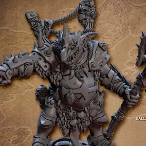 Goblin Chieftain Premium dnd Miniature Mini | Resin 3D Printed | 30243