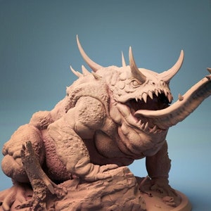 Rana rospo gigante Premium dnd Miniatura Mini / 28 mm 32 mm a 100 mm / Resina stampata in 3D / 30580