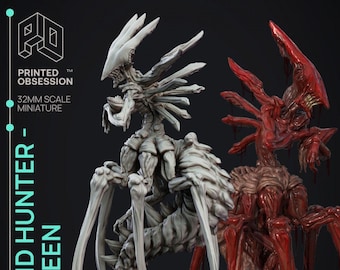 Miniaturas de la Reina Cazadora del Vacío DnD compatibles con miniaturas de fantasía de 28 mm y 32 mm / 21376