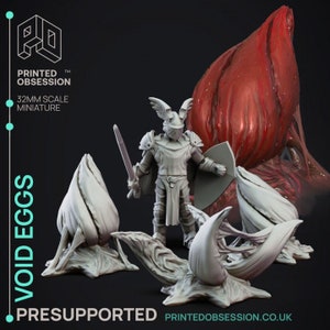 Alien Void Eier | Premium 3D Gedruckte Miniaturen 28 mm 32 mm bis 100 mm |     nddnr 21374