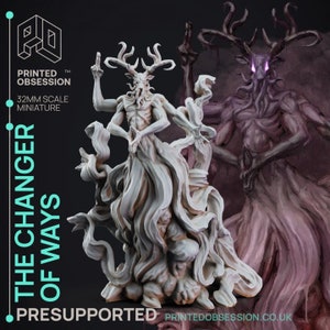 Bringer Of Change | Premium 3D Printed Miniatures 28mm 32mm to 100mm |     dnd  21443