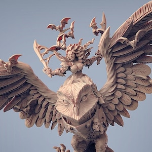 Vampire Queen Premium dnd Miniature Mini | Resin 3D Printed | 30257