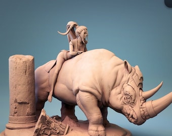 Miniaturas de elfo druida DnD compatibles con miniaturas de fantasía de 28 mm y 32 mm / 30585