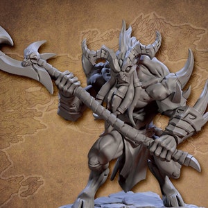 Demon Fighter Warrior A Premium dnd Miniature Mini Figure Figurka 28 mm 32 mm do 100 mm | 30918