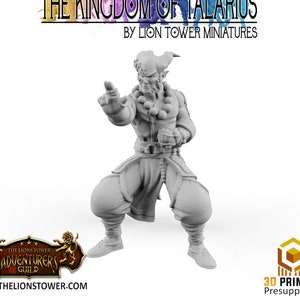 Monk Shaolin Master v3 | Premium 3D Printed Tabletop Miniatures 28mm to 100mm |      dnd 20815_C