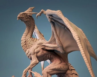 Young Dragon DnD Miniatures compatible with 28mm 32mm fantasy minis | 30198