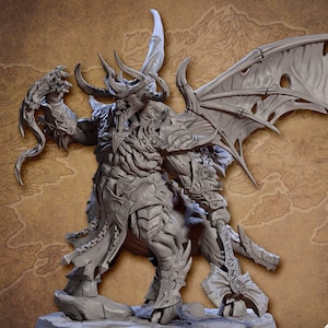 Centaur Demon Lord Premium dnd Miniature Mini | King Prince Abyssal Archfiend Archdevil | Resin 3D Printed | 30078