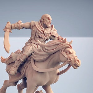 Thief Rogue Rider Premium dnd Miniature Mini | Resin 3D Printed | 30338