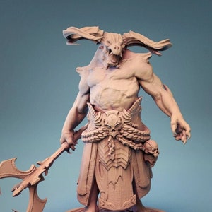 Demon Orcus Prince Premium dnd Miniature Mini Figure Figurine | 28mm 32mm to 100mm | Resin 3D Printed | 30610