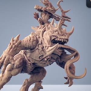 Giant Toad Frog Bullywug Froghemoth Premium dnd Miniautre Mini | Monster Beast | Resin 3D Printed | 30390