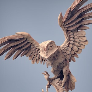 Giant Owl Premium dnd Miniature Mini | Resin 3D Printed | 30257