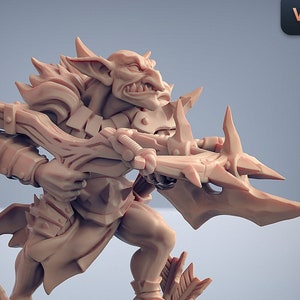 Hobgoblin Archer Ranger E Premium dnd Miniature Mini Resin 3D Printed | 30329