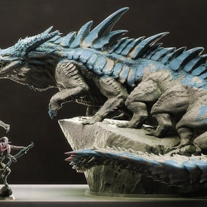 Salamander Behir Elder Premium dnd Miniature Mini | Flesh Hounds HellHound | 44543