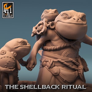 Bullywug Grung Frogfolk Frog Folk v18 Premium dnd Miniature Mini | Resin 3D Printed | 28mm 32mm up to 100mm | 43940