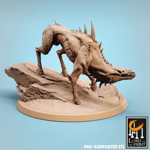 Hell Hound Infernum Dog v6 Premium dnd Miniature Mini | Flesh Hounds HellHound | 43445