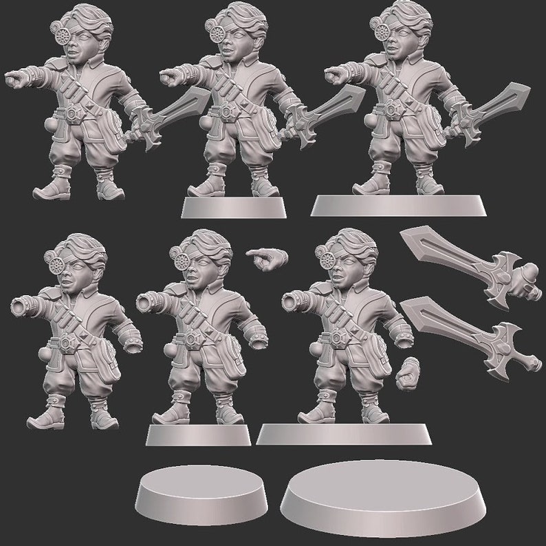 Download Gnome Artificer Fighter Warhammer 40k Tabletop Miniatures ...