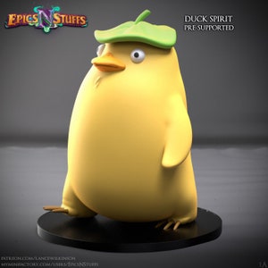 Duck Spirit Guard A Premium dnd Miniature Mini | 28mm 32mm to 100mm | Resin 3D Printed | 45086