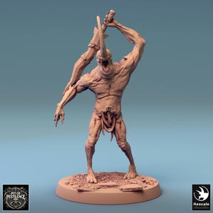 Demon Undead Putrid Servant v20 Premium dnd Miniature Figure Figurine | Resin 3D Printed | 28mm 32mm up to 100mm | 44804