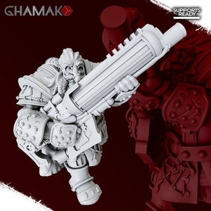 Dwarf Paladin Cleric Warrior v2 Premium dnd Miniature Mini Figurine Figure | 28mm 32mm 100mm | Resin 3D Printed | 40287