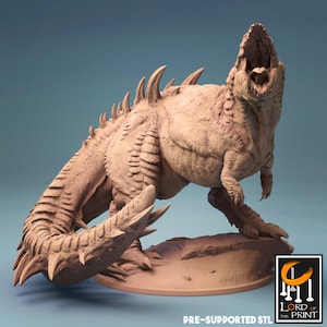 T-Rex Tyrannosaurus Rex Dinosaur Premium dnd Miniature Mini | Monster | Resin 3D Printed | 28mm 32mm up to 100mm | 44272