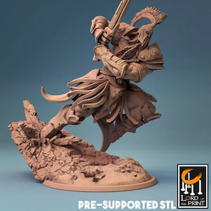Viking Barbarian Jotun Premium dnd Miniature Mini Figure Figurine Statue | Resin 3D Printed | 20760