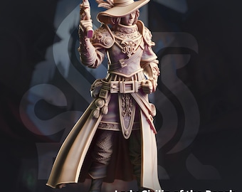 Waldläufer Gunslinger DnD Miniaturen kompatibel mit 28 mm 32 mm Fantasy Minis | 50529
