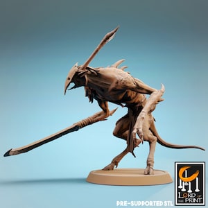 Demon Infernum Soldier v11 Premium dnd Miniature Mini Figure Figurine | 28mm 32mm to 100mm | Resin 3D Printed | 43470