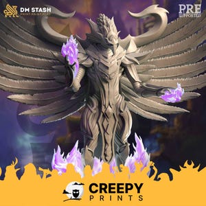 Aarakocra Wizard DnD miniatures compatible with 28mm 32mm tabletop fantasy minis 50176 DM0523