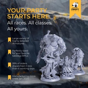 Jormungandr Sea Serpent DnD Miniatures compatible with 28mm 32mm tabletop fantasy minis | 20764 image 6