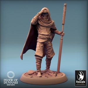 Assassin Rogue Desert People v3 Premium dnd Miniature Mini Figure Figurine | 28mm 32mm up to 100mm | 44639