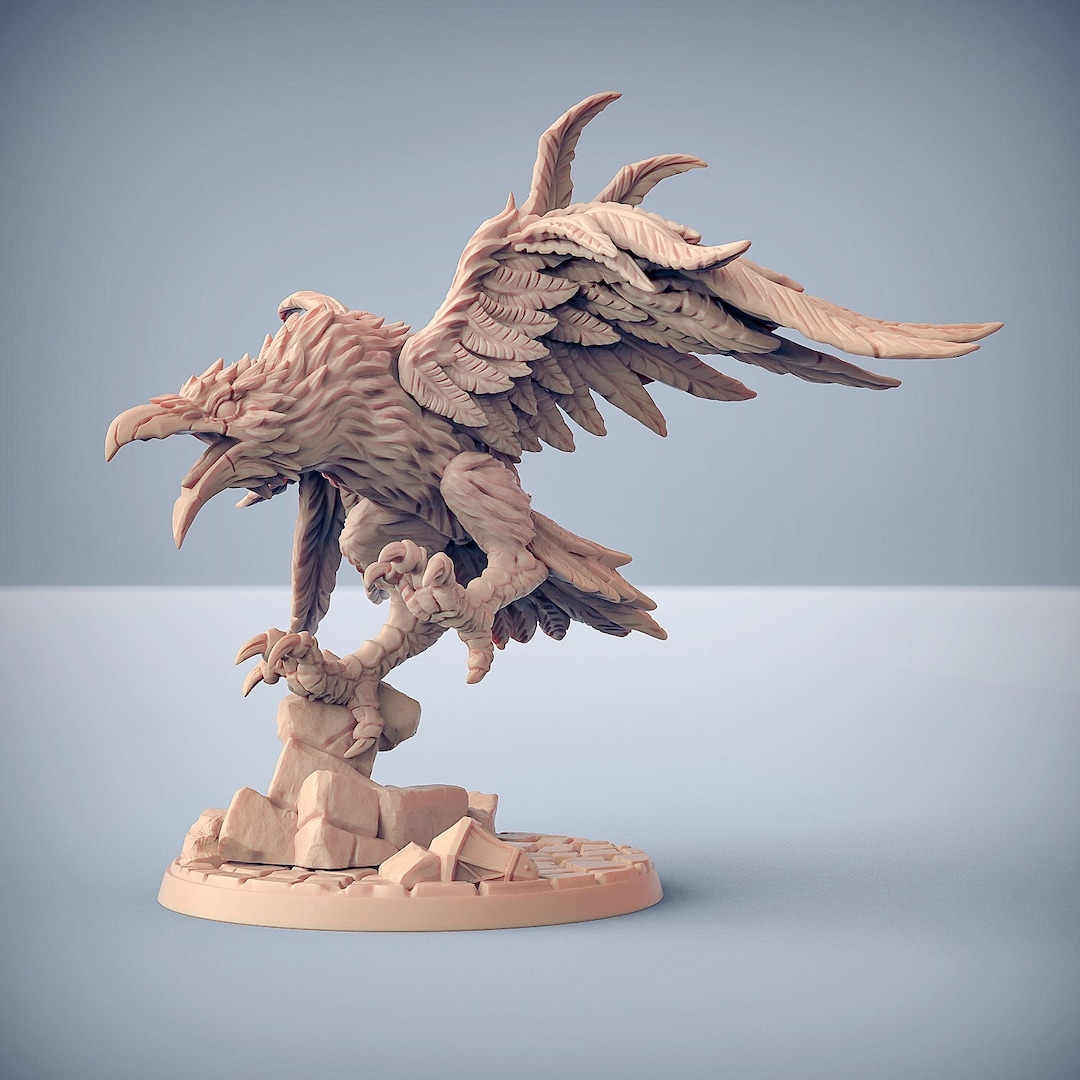 Giant Eagle Premium Dnd Miniature Mini | Resin 3D Printed | 30335 - Etsy