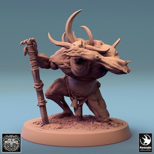 Demon Undead Putrid Servant v3 Premium dnd Miniature Figure Figurine | Resin 3D Printed | 28mm 32mm up to 100mm | 44788