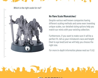 Brogvar Golia Cavaliere – Miniatura Barbaro Paladino Per D&D DnD – DM Stash
