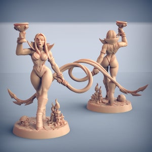 Maligna Vampire Beauty | Premium 3D Printed Female Tabletop Miniature 28mm to 100mm | dnd   and Dragon | 20905