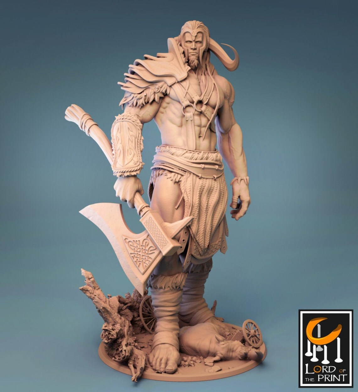 Barbarian Giant Goliath Premium 3D Printed Fantasy Miniature | Etsy