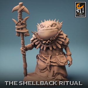 Bullywug Grung Frogfolk Frog Folk v15 Premium dnd Miniature Mini | Resin 3D Printed | 28mm 32mm up to 100mm | 43937