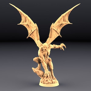 Vampire Warrior | Count Dracula | Premium 3D Printed Tabletop Miniatures 28mm to 100mm | dnd   and Dragon | 20909