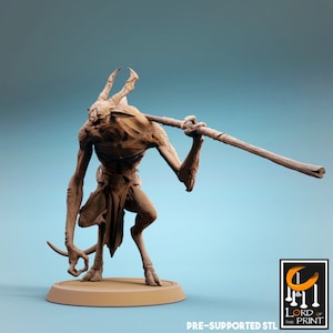 Demon Infernum Soldier v1 Premium dnd Miniature Mini Figure Figurine | 28mm 32mm to 100mm | Resin 3D Printed | 43460