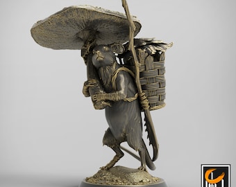 マウスフォーク・レンジャー v18 DnD ミニチュア（28 mm 32 mm ファンタジーミニチュア対応） | 43343