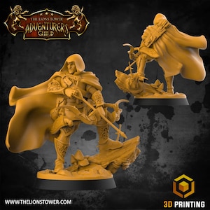 エピックアーチャーレンジャー*** v1 | プレミアム3Dプリントファンタジーテーブルトップミニチュア 28 mm 32 mm～100 mm | dnd 20691