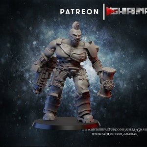 Goliath Barbarian | Premium 3D Printed Sci Fi Tabletop Miniatures 28mm 32mm up to 100mm |    dnd  20176