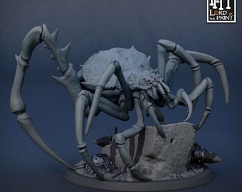 Aranha Gigante V3 Miniaturas de D&D compatíveis com miniaturas de fantasia de 28 mm e 32 mm | 43563