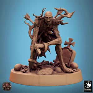 Zombie Undead Skeleton v20 Premium dnd Miniature Figure Figurine | Resin 3D Printed | 28mm 32mm up to 100mm | 46226