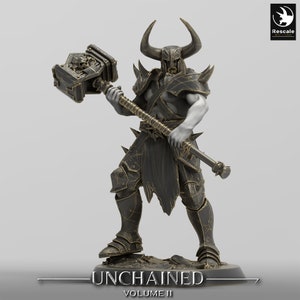 Oathbreaker Paladin Knight Cleric Ranger v30 Premium dnd Miniature Mini Warrior | Resin 3D Printed| 28mm 32mm 100mm|44508