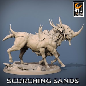 Egyptian Mount v5 Premium dnd Miniature Mini Figure Figurine | 28mm 32mm 100mm | Resin 3D Printed | 43702