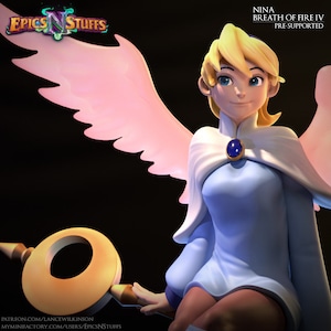 Sexy Female Princess Premium dnd Miniature Mini | 28mm 32mm to 100mm | Resin 3D Printed | 45099