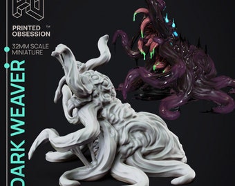 Dark Weaver Alien DnD miniatures compatible with 28mm 32mm fantasy minis | 21707